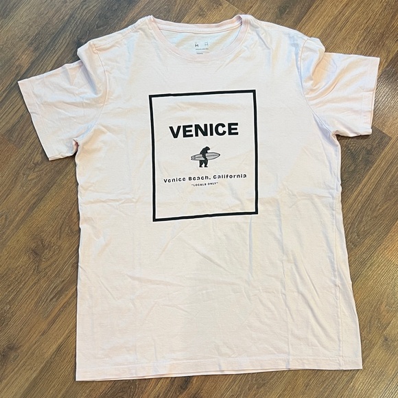 ripping Tops - Venice Graphic Tee - Soft Pink